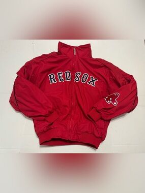 Majestic Authentic Collection Boston Red Sox Full Zip Dugout Jacket Size Large